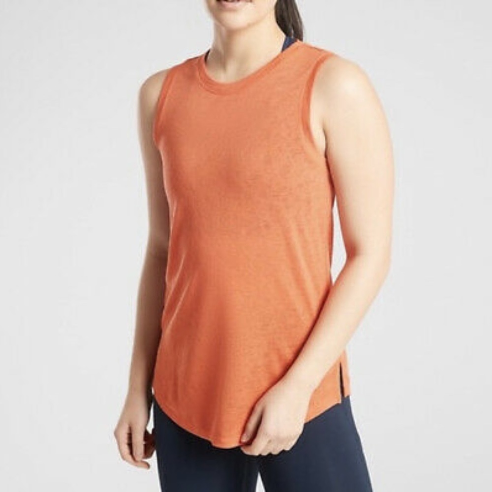 Athleta Breezy Tank - Orange